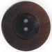 Bouton 2 trous - Centre noir bord plat - Taille 22mm Bouton Belly Button 6 