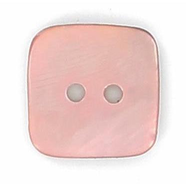 Bouton 2 trous nacre naturel - Taille 15mm Bouton Belly Button 8 