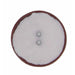 Bouton 2 trous - Nacre pion vernis mat bord marron - Taille 12 et 15mm Ref. B4963 Bouton Belly Button 21 15mm 