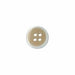 Bouton 4 trous fantaisies - Taille 11 et 13mm Bouton Belly Button 11mm Marron clair - blanc 