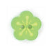 Bouton enfant fleur - Taille 12mm Bouton Belly Button Vert et jaune 