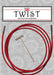 Câble interchangeable Chiagoo Red Large (L) - Taille 20 à 125 cm Tricot Chiaogoo 20cm 