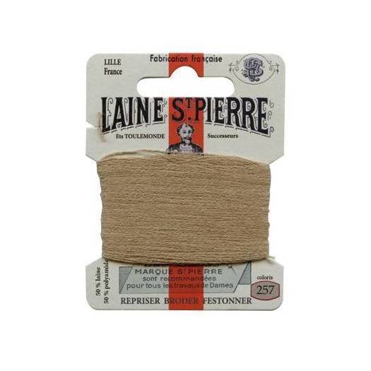 Carte laine Saint-Pierre - Sajou - Tout Coloris Fil Sajou Beige clair- 257 