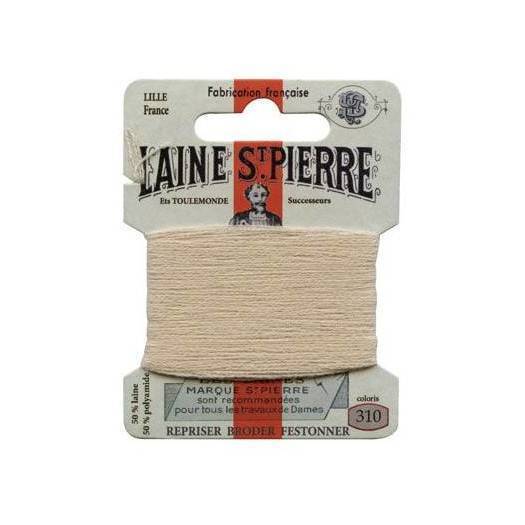 Carte laine Saint-Pierre - Sajou - Tout Coloris Fil Sajou Beige normal - 310 