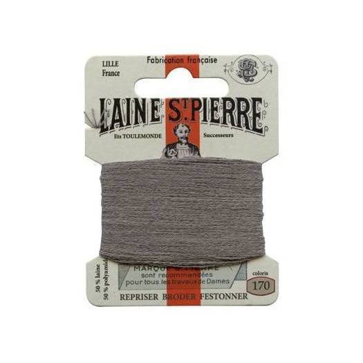 Carte laine Saint-Pierre - Sajou - Tout Coloris Fil Sajou Cendre - 170 