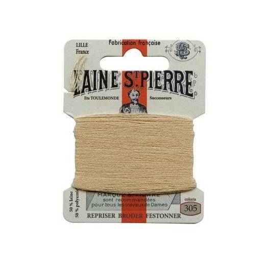 Carte laine Saint-Pierre - Sajou - Tout Coloris Fil Sajou Ficelle - 305 