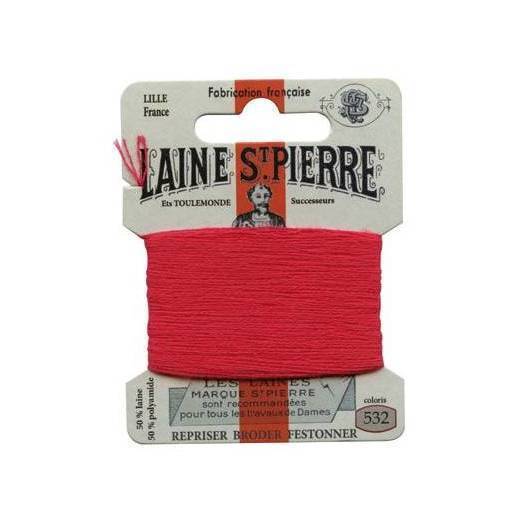 Carte laine Saint-Pierre - Sajou - Tout Coloris Fil Sajou Framboise - 532 