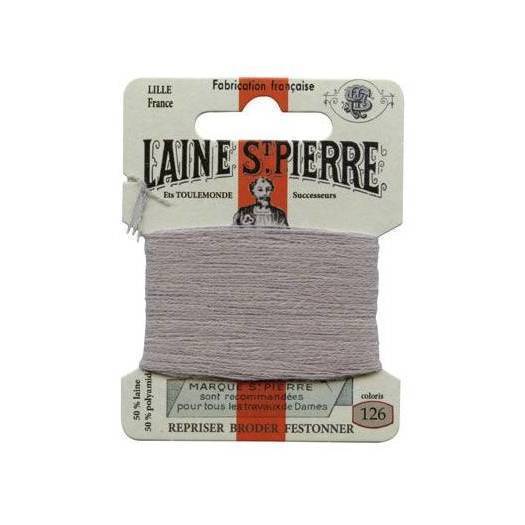 Carte laine Saint-Pierre - Sajou - Tout Coloris Fil Sajou Poussière - 126 