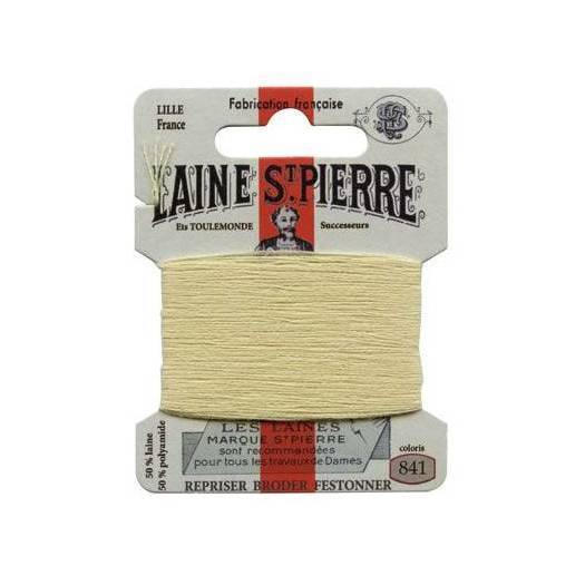 Carte laine Saint-Pierre - Tout Coloris Fil Sajou Lichen - 841 