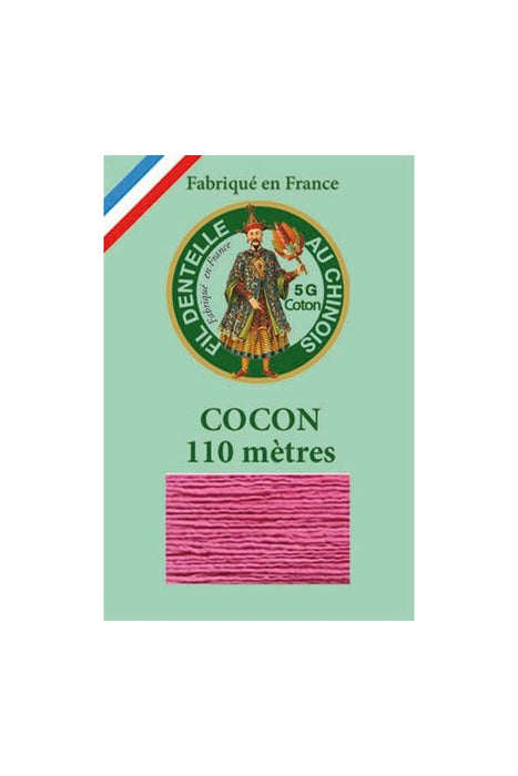 Cocon Calais - Fil dentelle & Broderie - Teinte unie ou dégradée - SAJOU - Fabriqué en France Fil Sajou 6573 - Vieux rose 