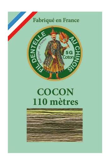 Cocon Calais - Fil dentelle & Broderie - Teinte unie ou dégradée - SAJOU - Fabriqué en France Fil Sajou 6949 - Foin 