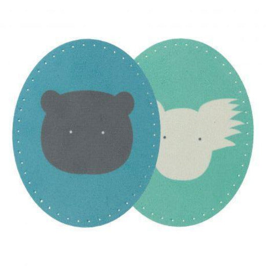 Coudières / genouillères thermocollantes - Couple d’animaux qui s’aiment Ourson/ koala - Bohin Mercerie Bohin 