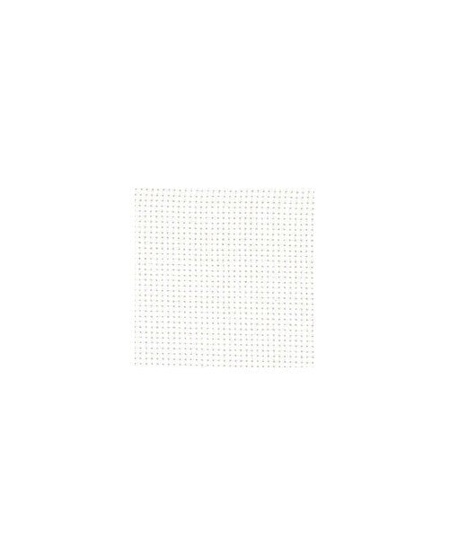 Coupon 80×50cm - Aïda coton blanc 7 pts/cm Broderie Le bonheur des dames 