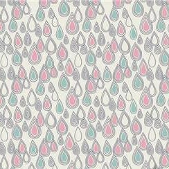 Coupon patchwork - April Showers - STOF FABRICS - 50x55cm Tissus Stof Fabrics 025 