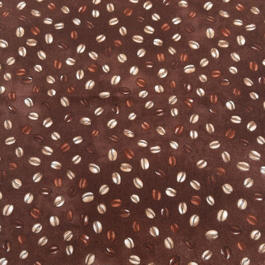 Coupon patchwork STOF FABRICS - Coffee Time - 50x55cm Tissus Stof Fabrics 