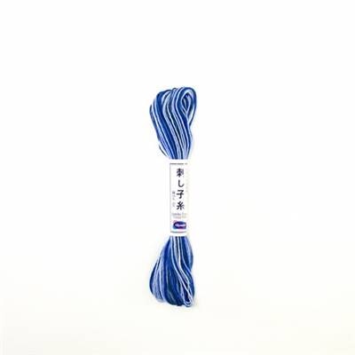 Fil Sashiko - 20 mètres - Olympus - Fabriqué au Japon Fil Olympus Dégradé bleu - n°52 