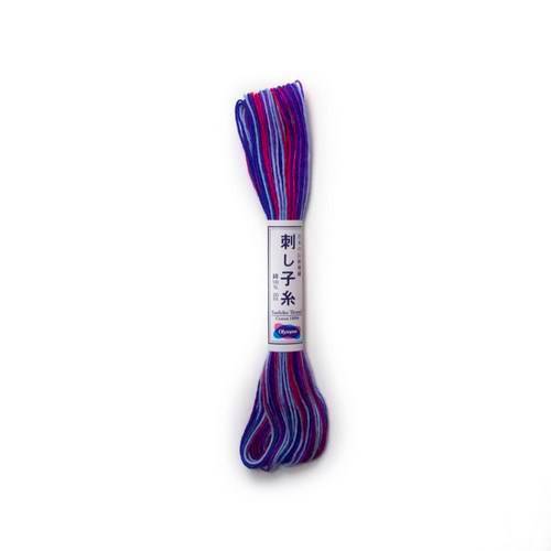 Fil Sashiko - 20 mètres - Olympus - Fabriqué au Japon Fil Olympus Dégradé violet - n°76 