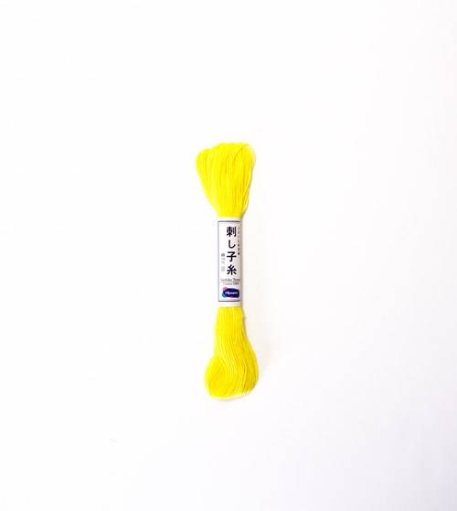 Fil Sashiko - 20 mètres - Olympus - Fabriqué au Japon Fil Olympus Jaune poussin - n°29 