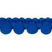 Galon pompons taille 7mm Rubanerie Belly Button Bleu 