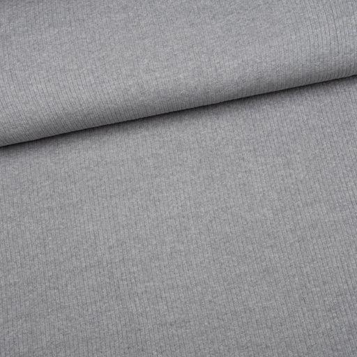 Jersey Metal Grey Knit Tissus VERACHTERT 