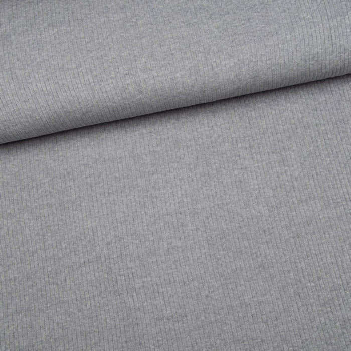 Jersey Metal Grey Knit Tissus VERACHTERT 