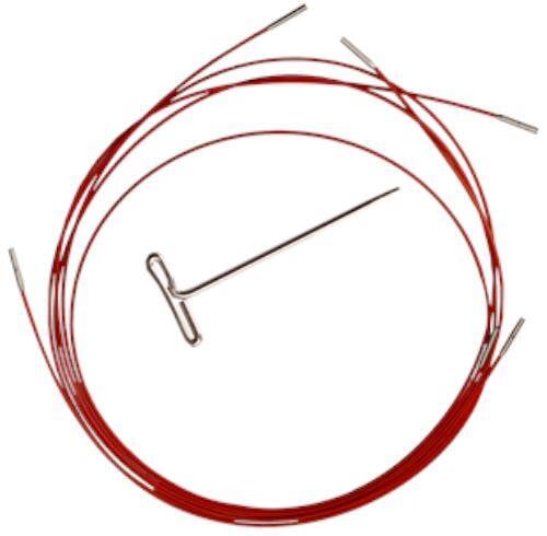Kit d'aiguilles circulaires interchangeables métal Chiaogoo Red Lace - 10cm - Taille 1.5 à 2.5mm Tricot Chiaogoo 