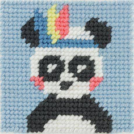 Kit de canevas enfant - Pandi panda Broderie COM'1 Idée 
