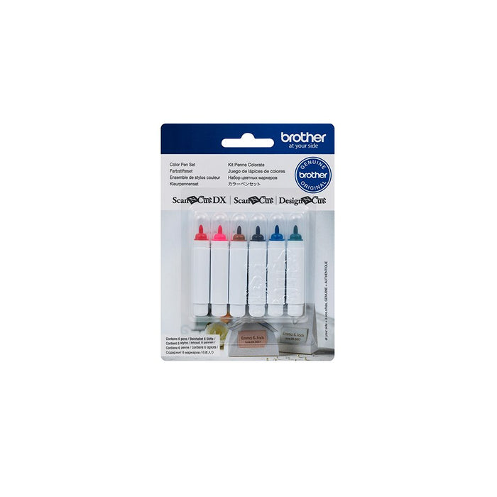 Kit de six stylos couleur permanente - ScanNCut Brother Machine Brother 