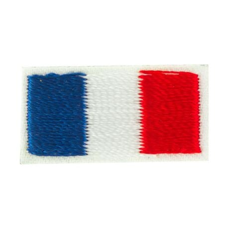 Patch - Ecusson Drapeau Bleu Blanc Rouge - Taille 2.2x1.2cm Mercerie 3b com 