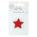 Patch - Ecusson étoile rouge 3,8x3,8 cm Mercerie 3b com 