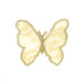 Patch - Ecusson Papillon beige 5,5x4,5cm Mercerie 3b com 
