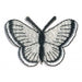 Patch - Ecusson Papillon beige et noir 3,5x5cm Mercerie 3b com 