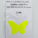 Patch - Ecusson Papillon Jaune fluo Mercerie 3b com 