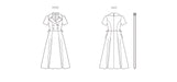 Patron Badgley Mischka - Ceinture, Robe, Soutien Patron Vogue 