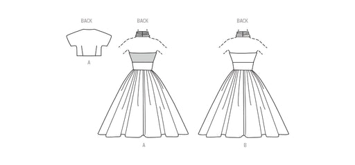 Patron Butterick - Boléro, Corsage, Jupe, Robe, Veste Patron Butterick 