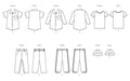 Patron Butterick - Ceinture, Chapeau, Chemise, Pantalon, T-shirt Patron Butterick 