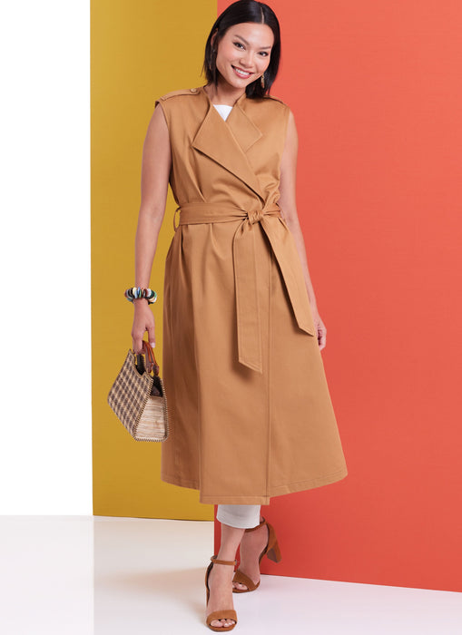 Patron Butterick - Ceinture, Gilet, Haut, Pantalon, Robe, Veste Patron Butterick 