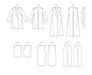 Patron Butterick - Ceinture, Gilet, Haut, Pantalon, Robe, Veste Patron Butterick 