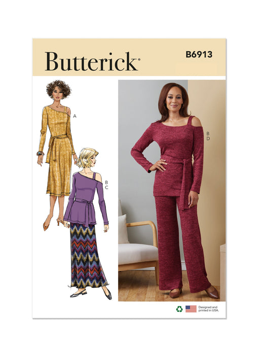Patron Butterick - Ceinture, Haut, Jupe, Pantalon, Robe Patron Butterick 