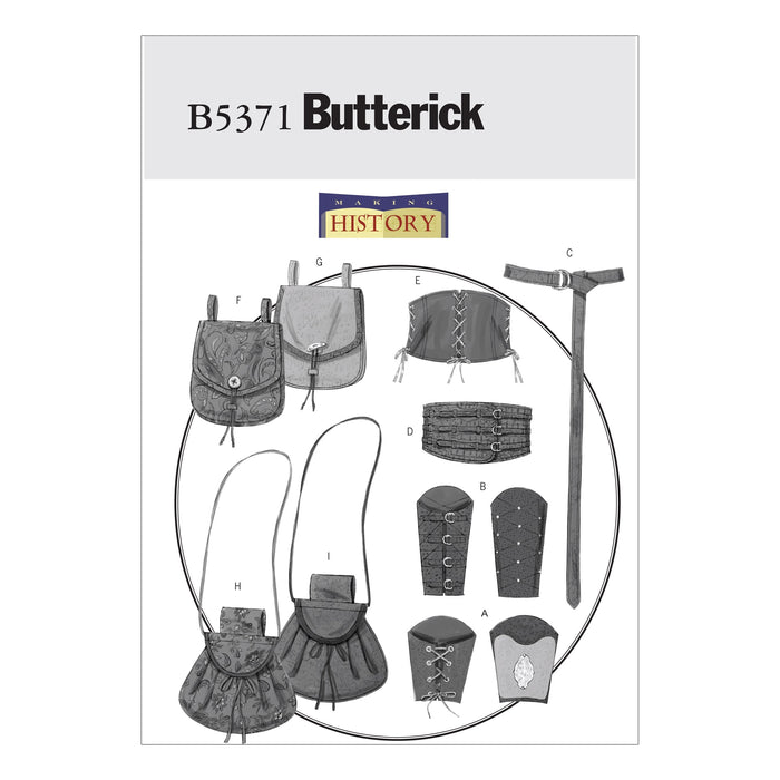 Patron Butterick - Corset, Ceinture, Sac, Bandes de poignet Patron Butterick 36-46 