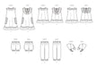 Patron Butterick - Haut, Pantalon, Robe, Short Patron Butterick 
