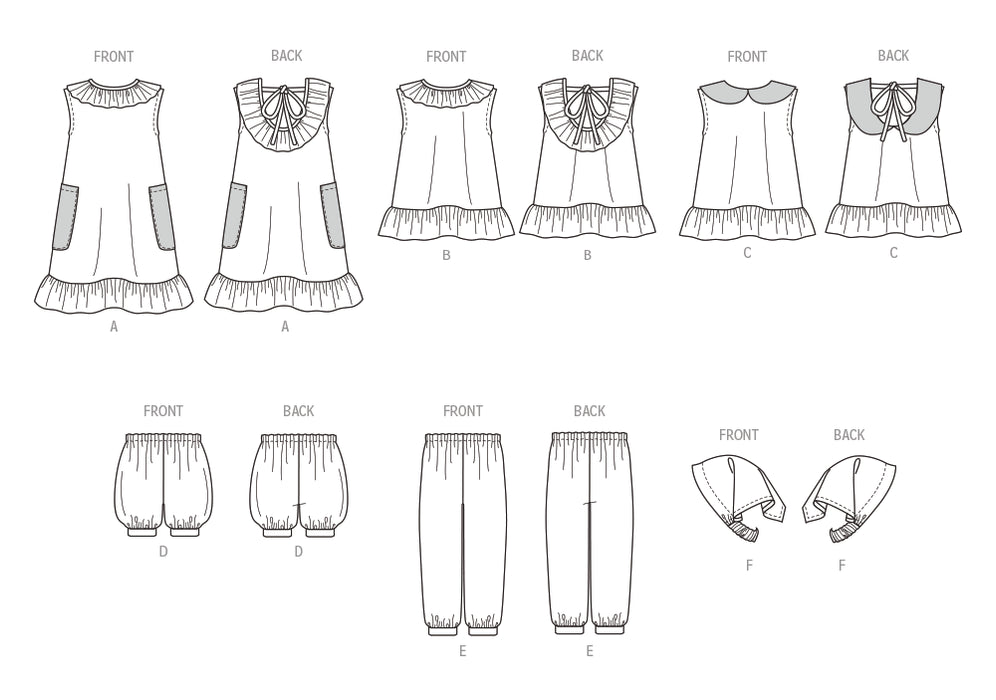 Patron Butterick - Haut, Pantalon, Robe, Short Patron Butterick 