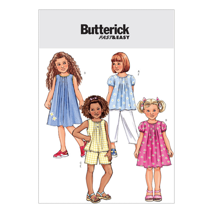 Patron Butterick - Pantalon, Robe, Haut, Short Patron Butterick 2-5 