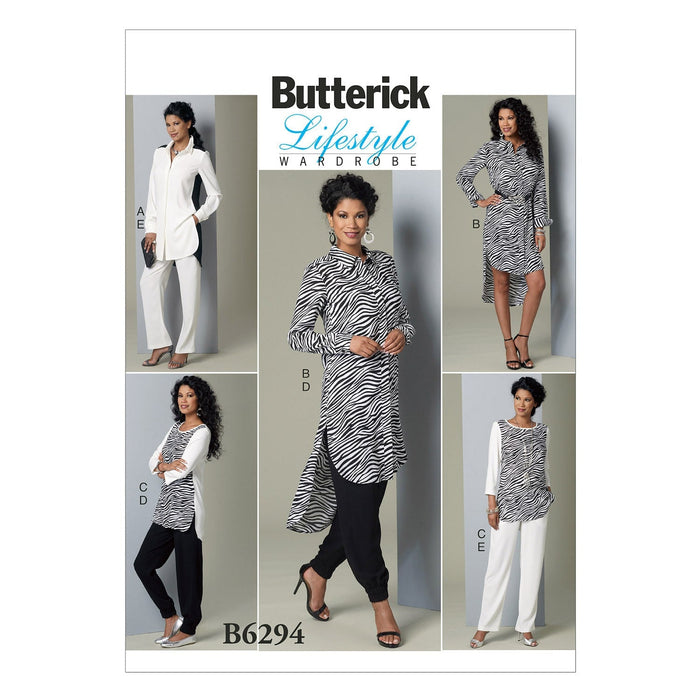 Patron Lifestyle Wardrobe - Pantalon, Tunique Patron Butterick 36-44 