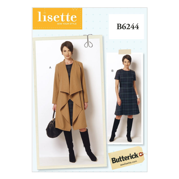 Patron Lisette - Robe, Manteau Patron Butterick 36-44 