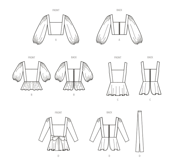 Patron McCall's - Ceinture, Haut Patron McCall's 