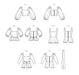 Patron McCall's - Ceinture, Haut Patron McCall's 