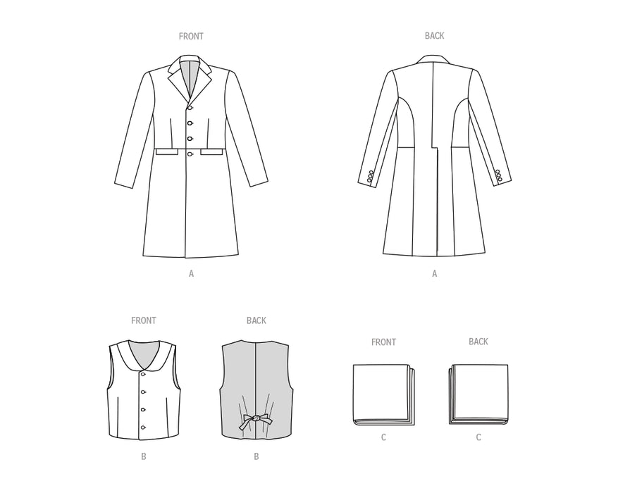 Patron McCall's - Gilet, Manteau, Déguisement Patron McCall's 