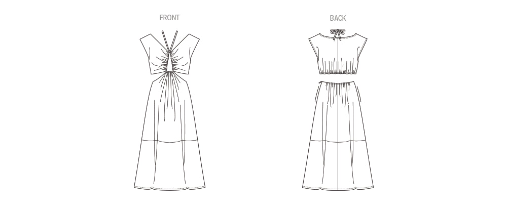 Patron Rachel Comey - Corsage, Jupe, Robe Patron Vogue 