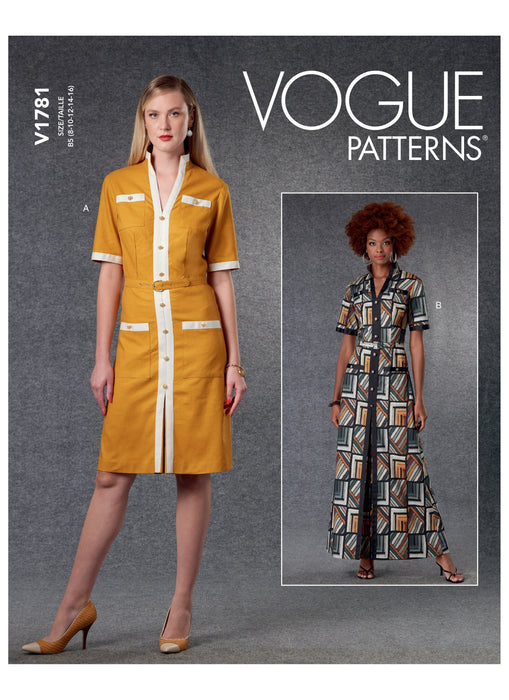 Patron Vogue - Ceinture, Haut, Jupe, Robe Patron Vogue 